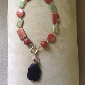 Necklace Genuine Stone Necklace